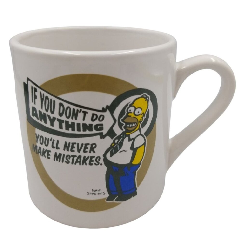 The Simpsons Homer Coffee Tea Mug or Cup If You Don't Do Anything, You'll Never